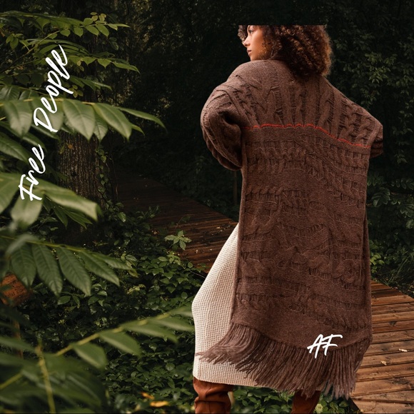 FREE PEOPLE WILDEST HEART CARDIGAN Sz L - Picture 2 of 12